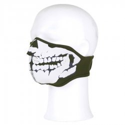 101-INC Gezichtsmasker neopreen skull 3D