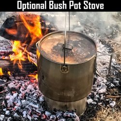 Pathfinder Bush Pot met Deksel RVS 3,5 liter
