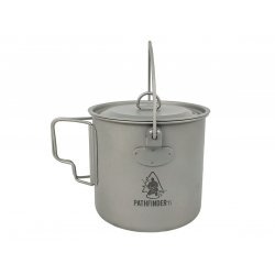 Pathfinder Bush Pot met Deksel Titanium 1100 ml
