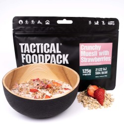 Tactical Foodpack Krokante Muesli met Aardbeien | Noodrantsoen